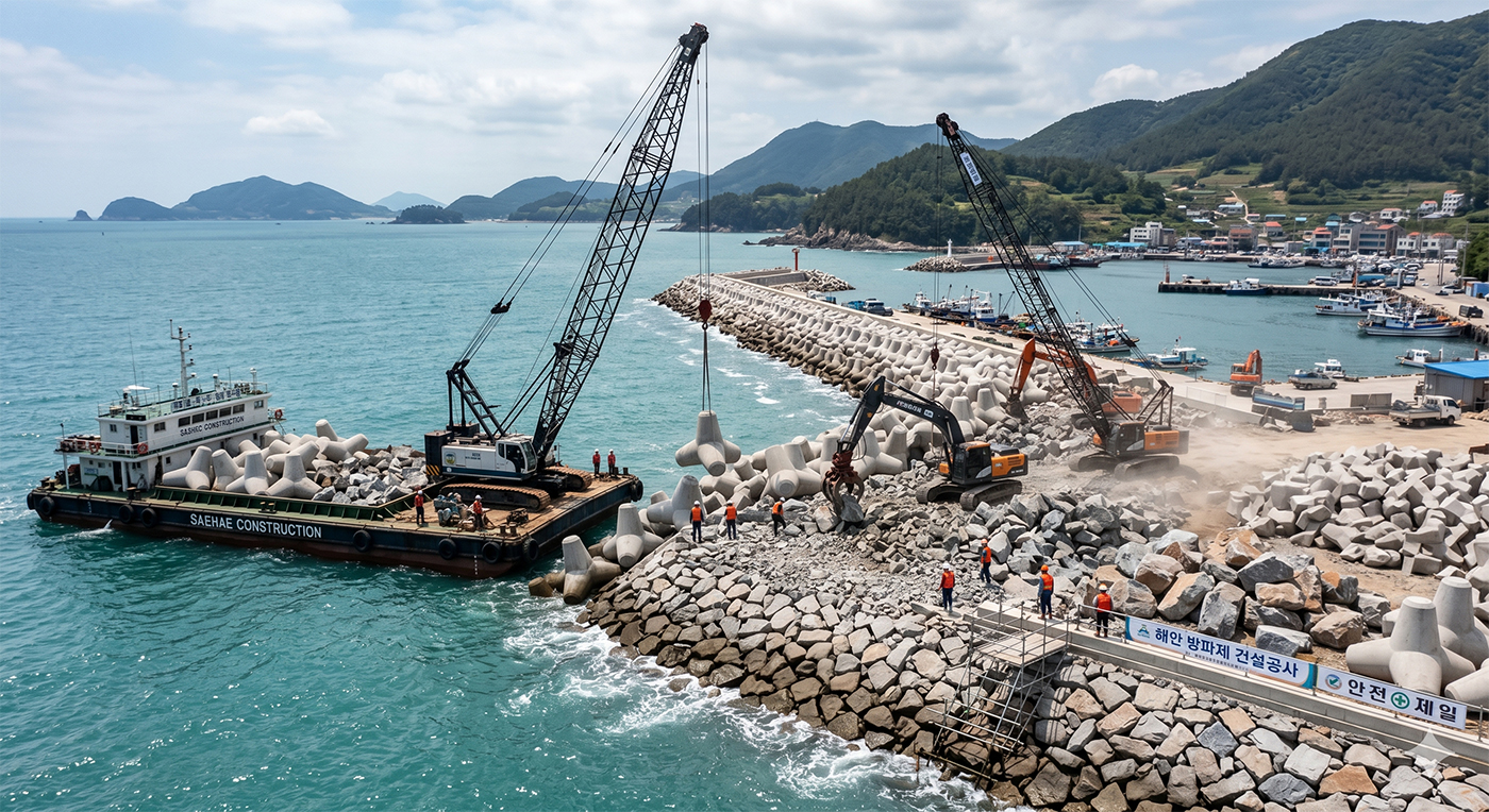 Breakwater Construction