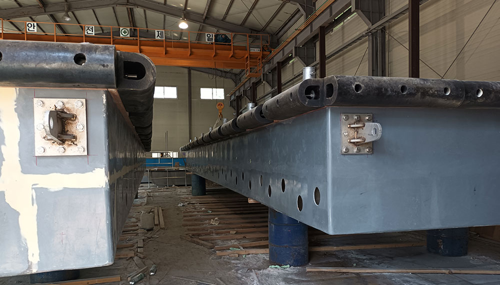 Assembly of Pontoon Connectors