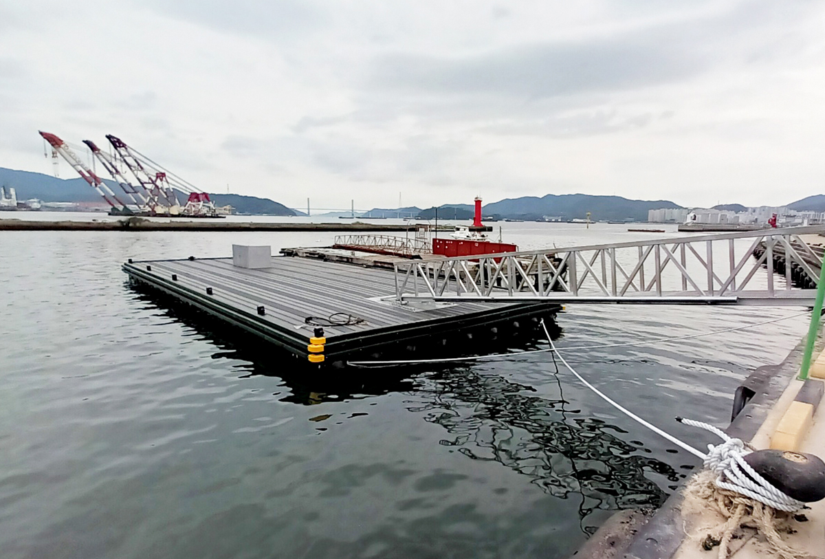 Connecting Foot Bridge Installation in Masan Port, Changwon-si, Gyeongsangnam-do