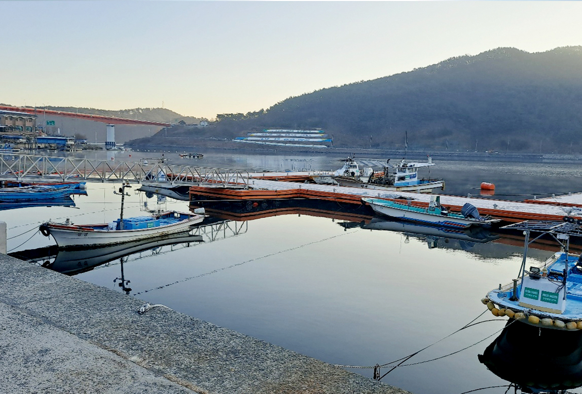 Connecting Foot Bridge Installation in Sirak Port, Changwon-si, Gyeongsangnam-do