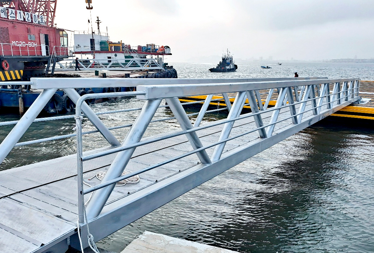 Connecting Foot Bridge Installation in Yubudo, Seocheon-gu, Chungcheongnam-do